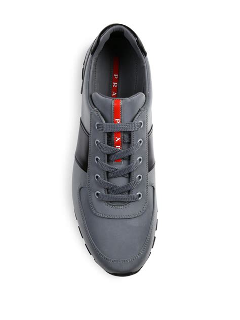 prada mens trainers black|prada runners.